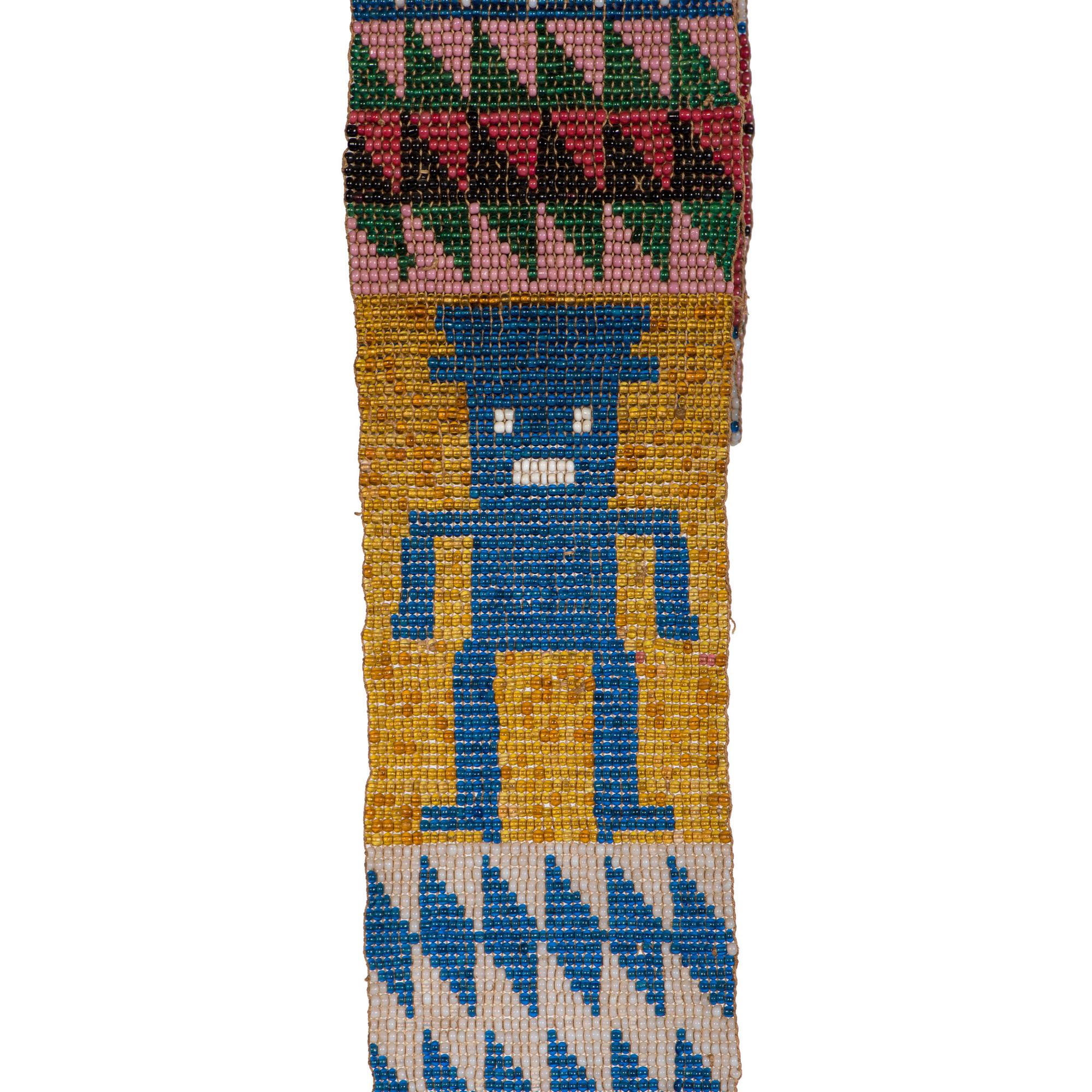 Pit River Loom Beaded Sash
