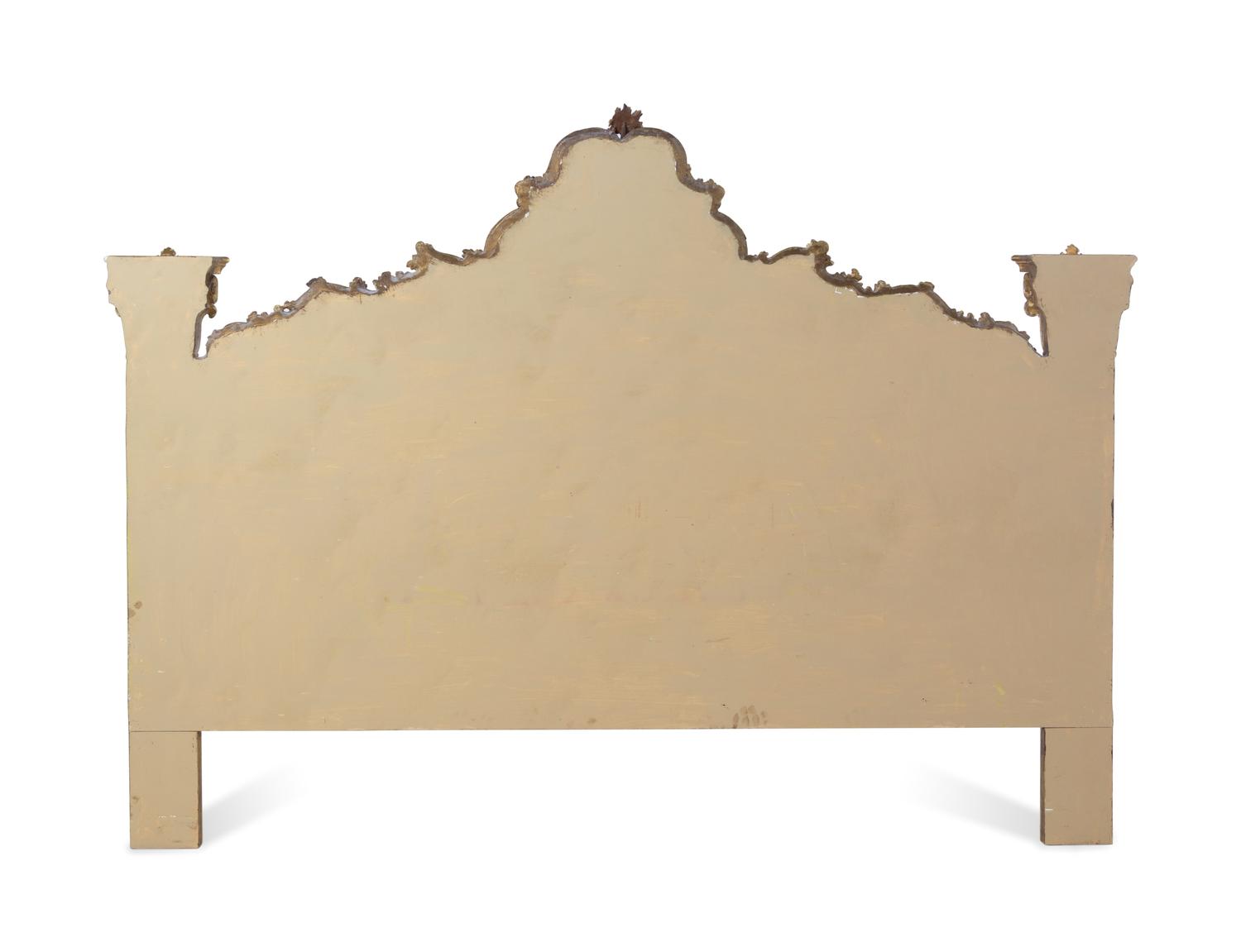 A Louis XV Style Carved Giltwood Headboard