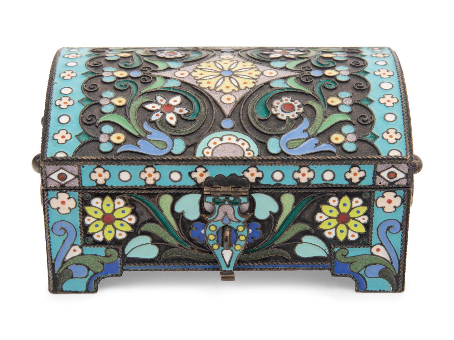 A Collection of Thirteen Continental Champlevé Enamel Articles