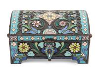 A Collection of Thirteen Continental Champlevé Enamel Articles