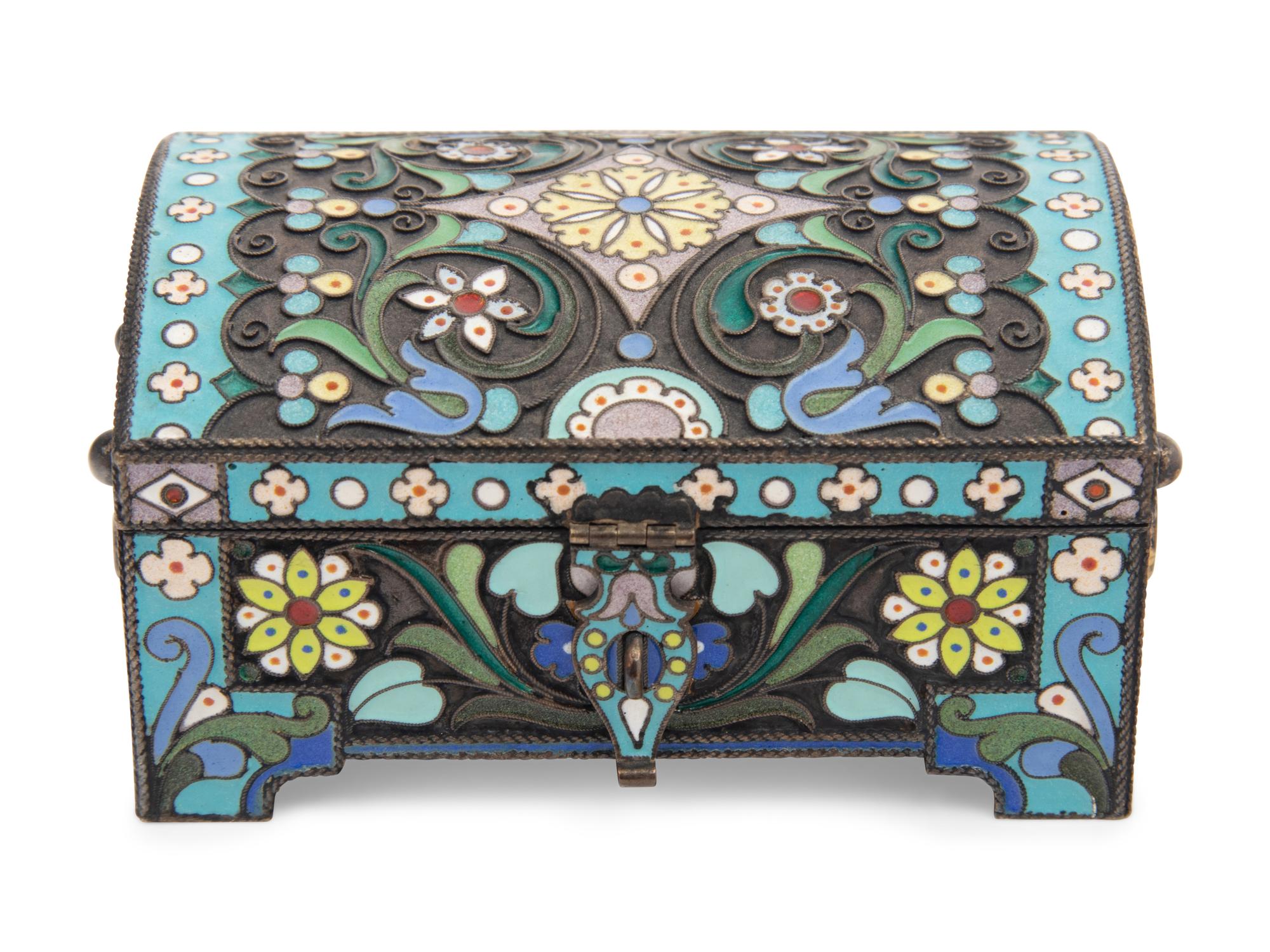 A Collection of Thirteen Continental Champlevé Enamel Articles