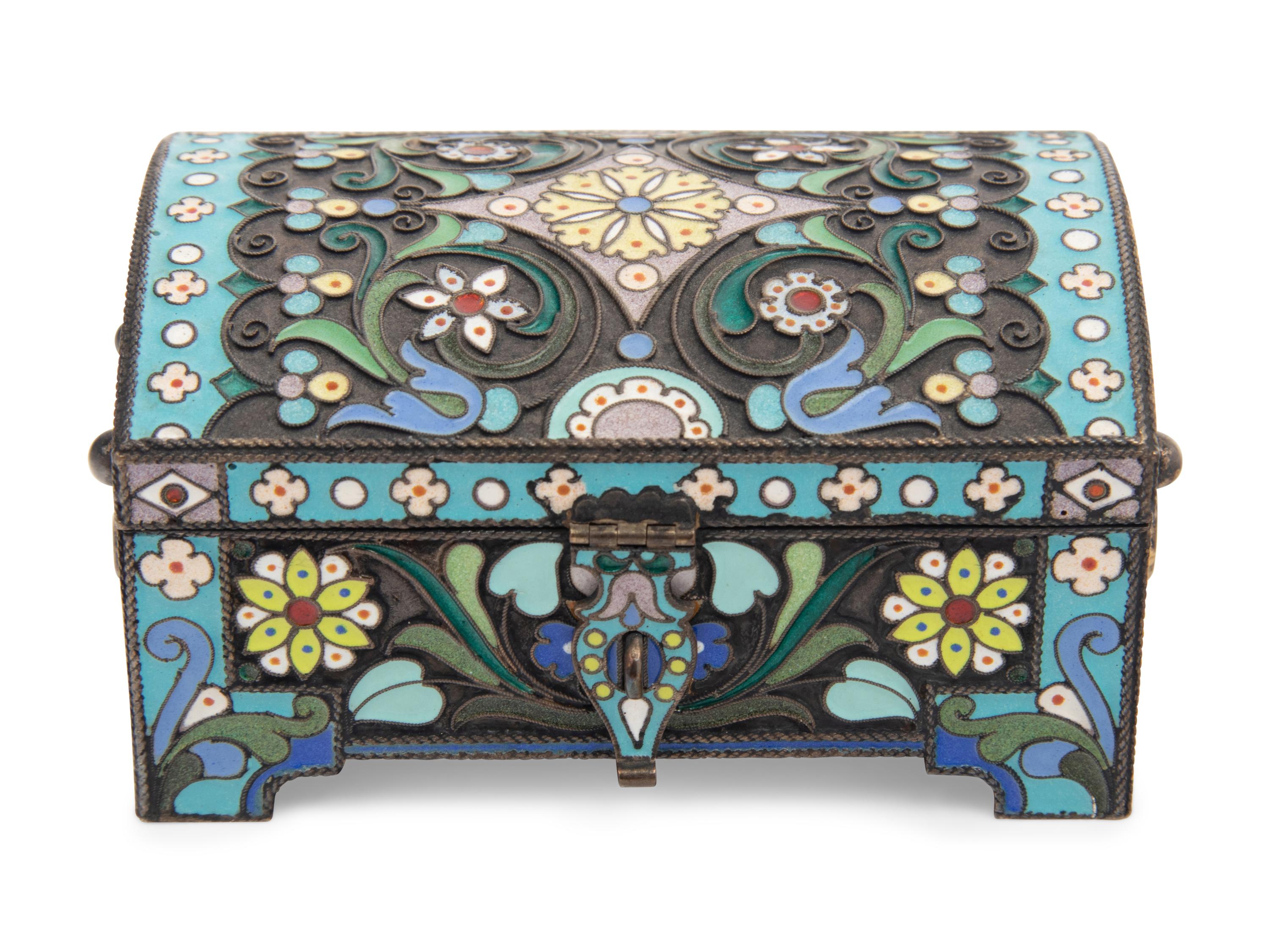 A Collection of Thirteen Continental Champlevé Enamel Articles
