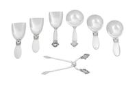 Five Georg Jensen Sugar Serving Articles
