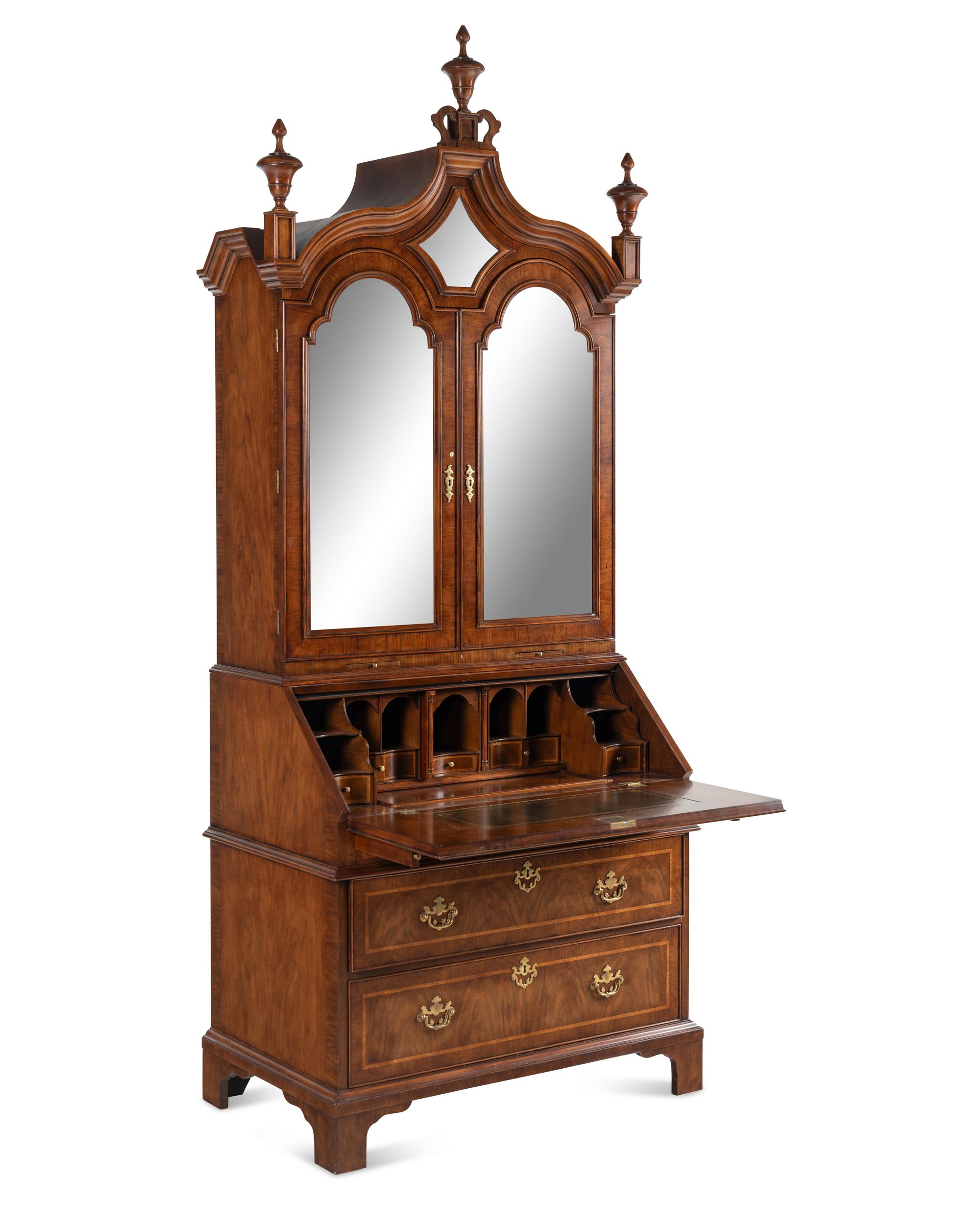 A Baker Mahogany Bureau Cabinet