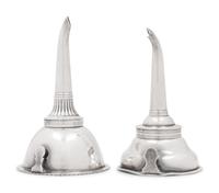 A George III Silver Wine Funnel