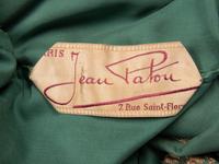 Jean Patou, Emerald Velvet Dress, c. 1930's