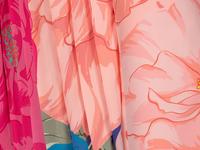 VALENTINO, PRINTED SILK TRENCH COATDRESS