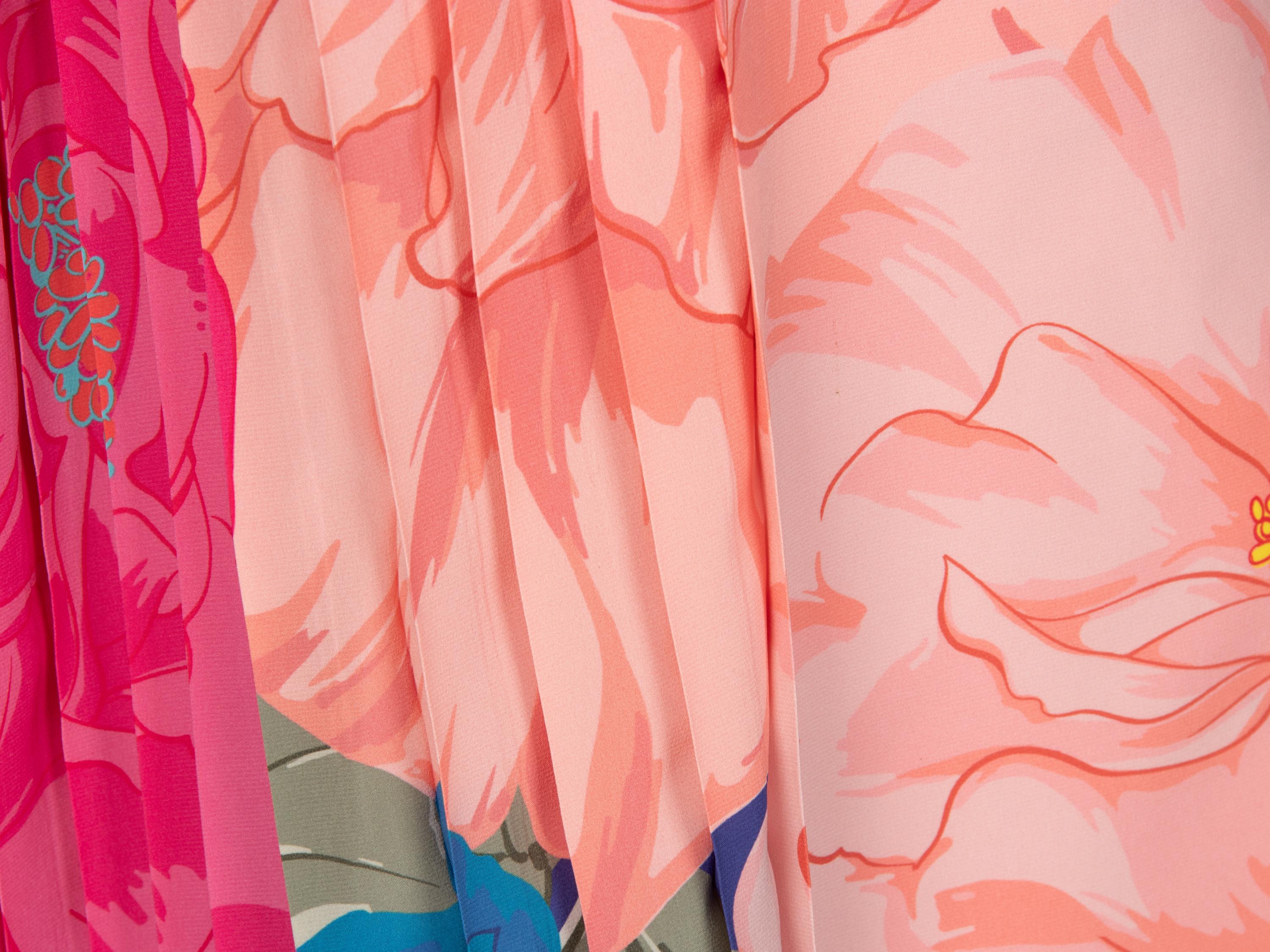 VALENTINO, PRINTED SILK TRENCH COATDRESS