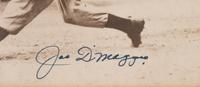 A Joe DiMaggio Signed Autograph Large Format Photograph (BAS Beckett Authentication Services Certified),