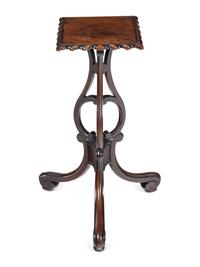 A George II Mahogany Tripod Kettle Stand