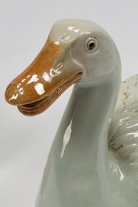A Pair of Porcelain Models of Ducks