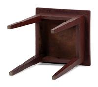 A Country Federal Red Painted Cherrywood Work Table