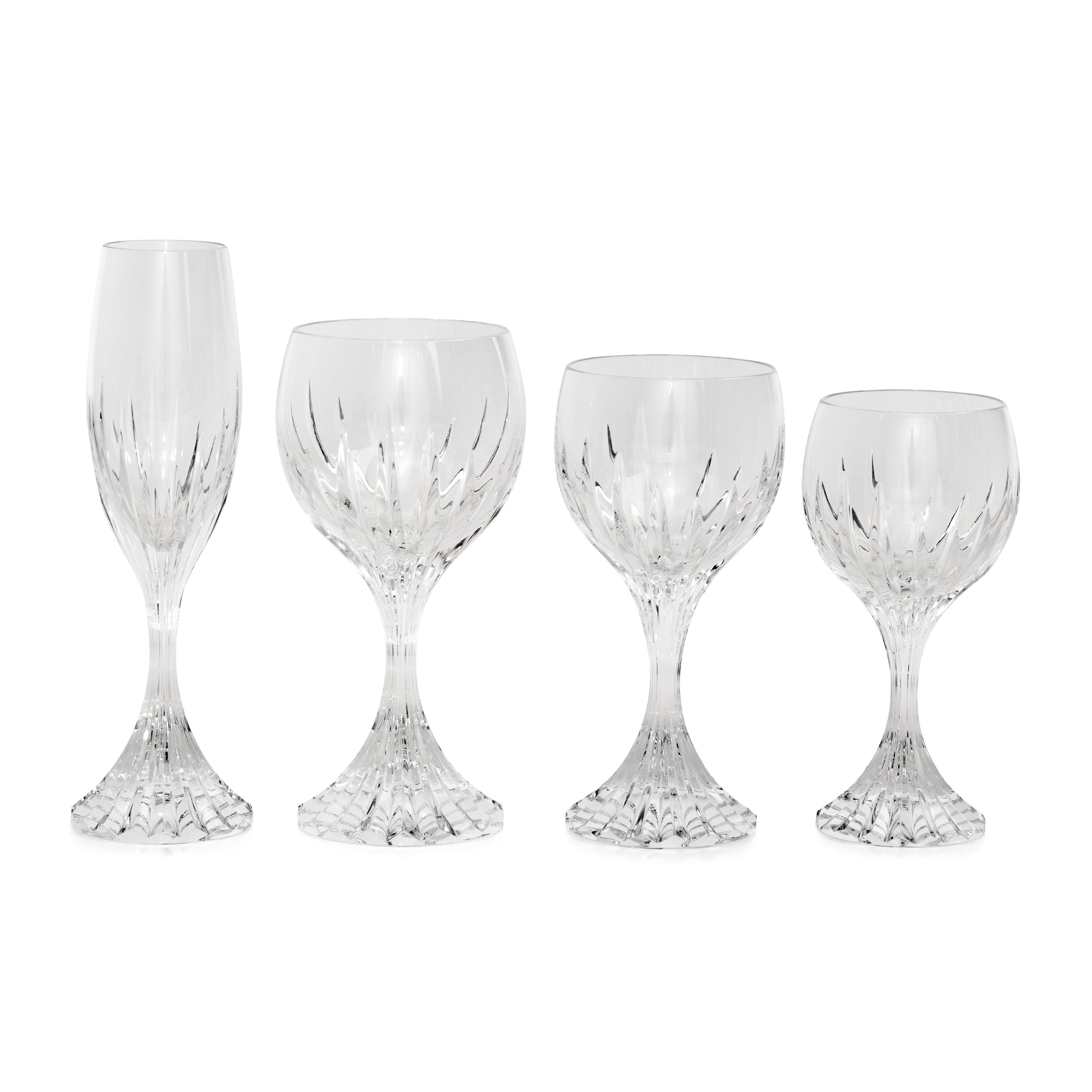 A Baccarat Massena Stemware Service
