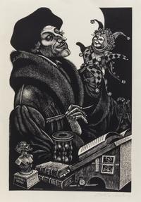 Fritz Eichenberg, (American, 1901-1990), In Praise of Folly, 1972 (portfolio of 10 with text and justification)