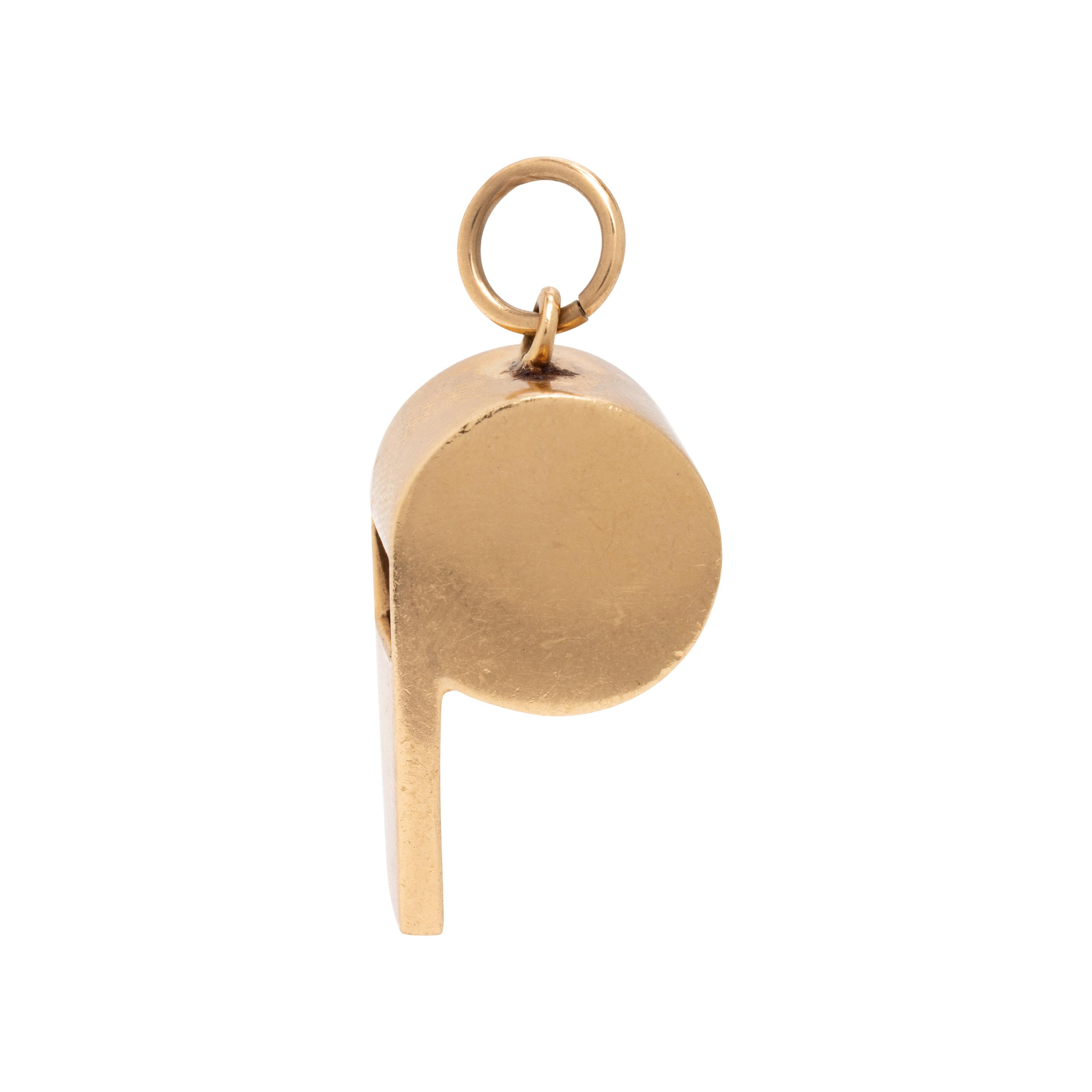 Yellow Gold Whistle