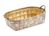 A Russian Silver Bread Basket