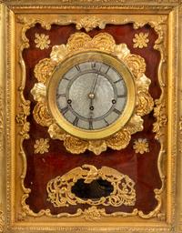 An Austrian Giltwood Wall Clock