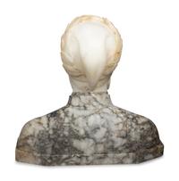 An Italian Alabaster Bust of Dante Alighieri