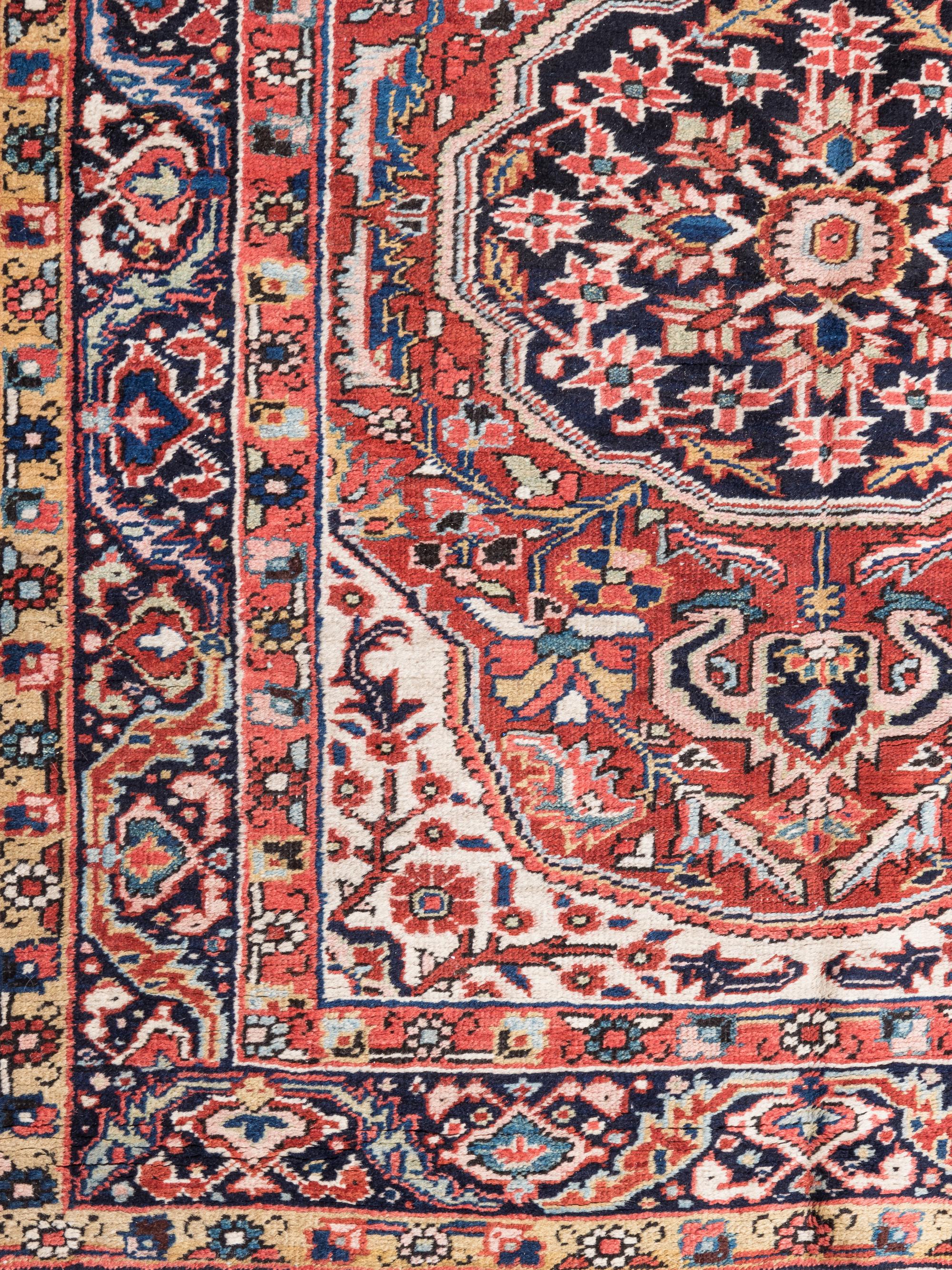 A Heriz Wool Rug