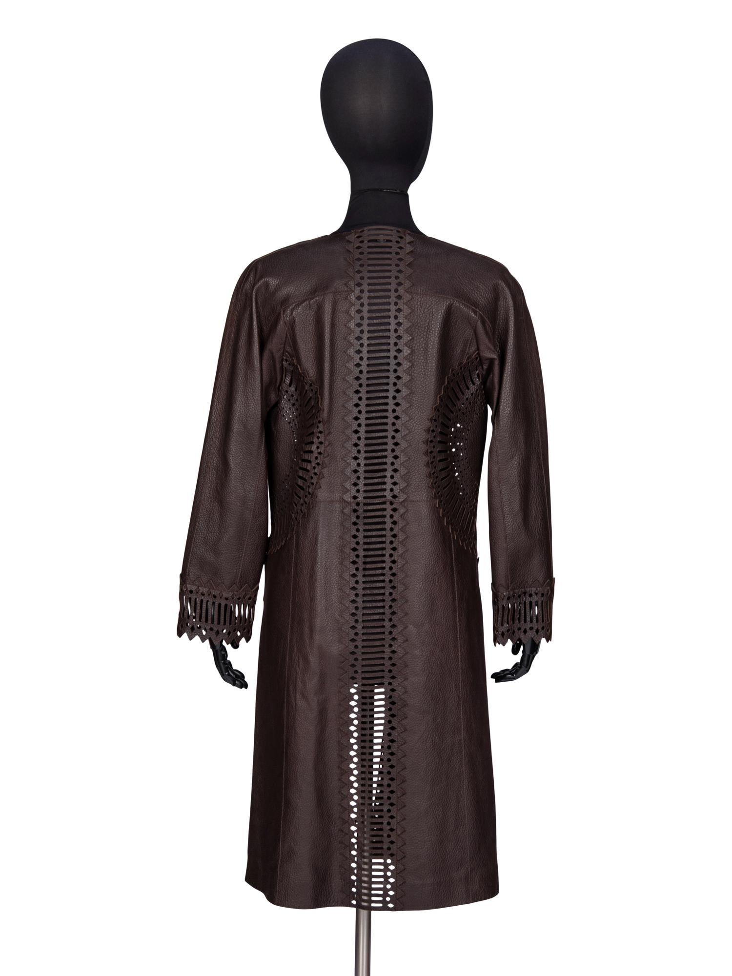 Gianfranco Ferre, Laser-Cut Leather Jacket