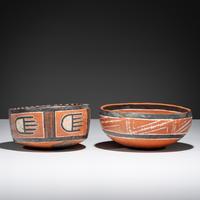 Ancestral Pueblo, Four Mile Polychrome Pottery Bowls