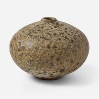 Vivika Heino (American, 1910-1995) and Otto Heino (American, 1915-2009) Squat Spotted Vase, USA, circa 1950s
