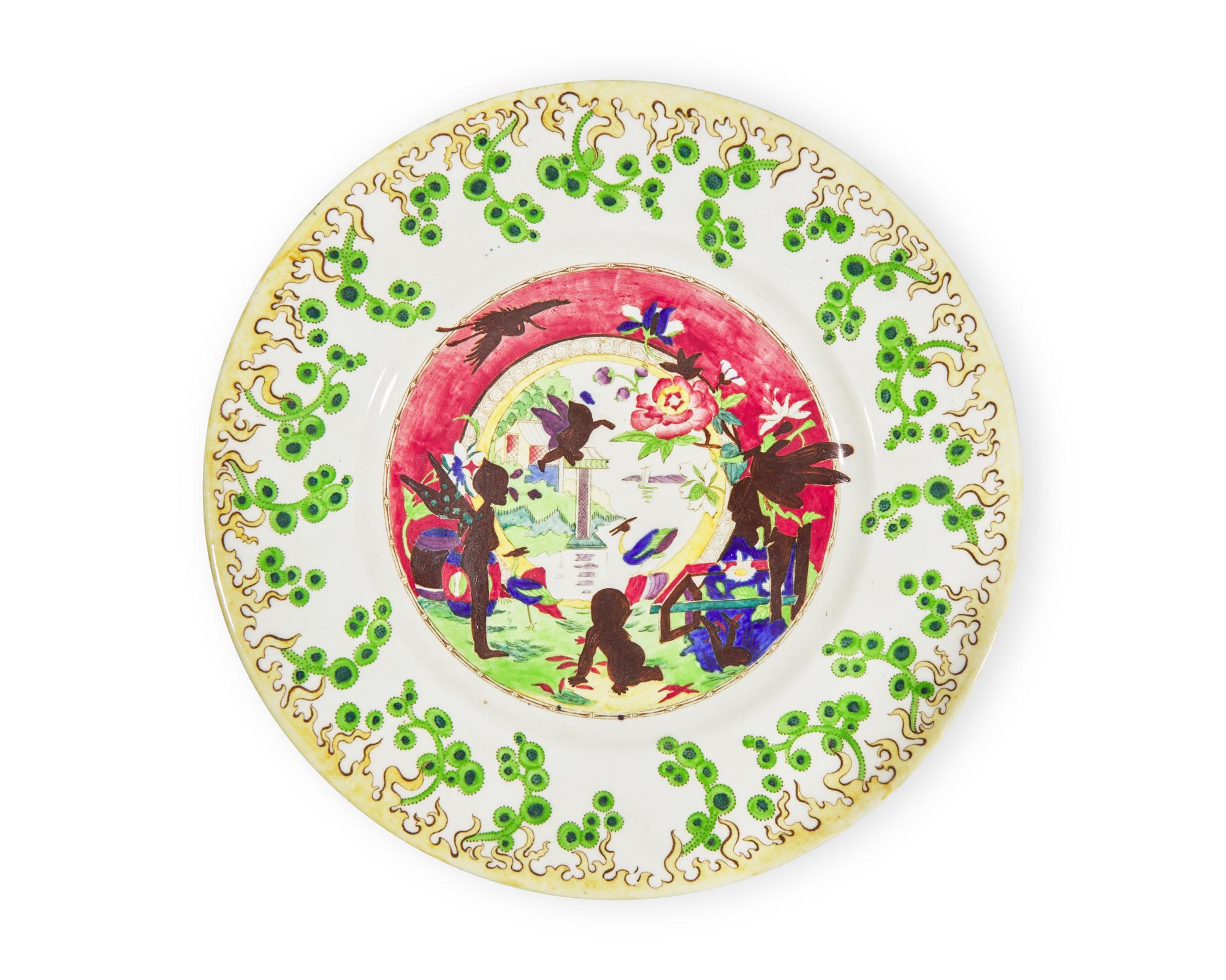 A Wedgwood Fairyland Lustre Plate