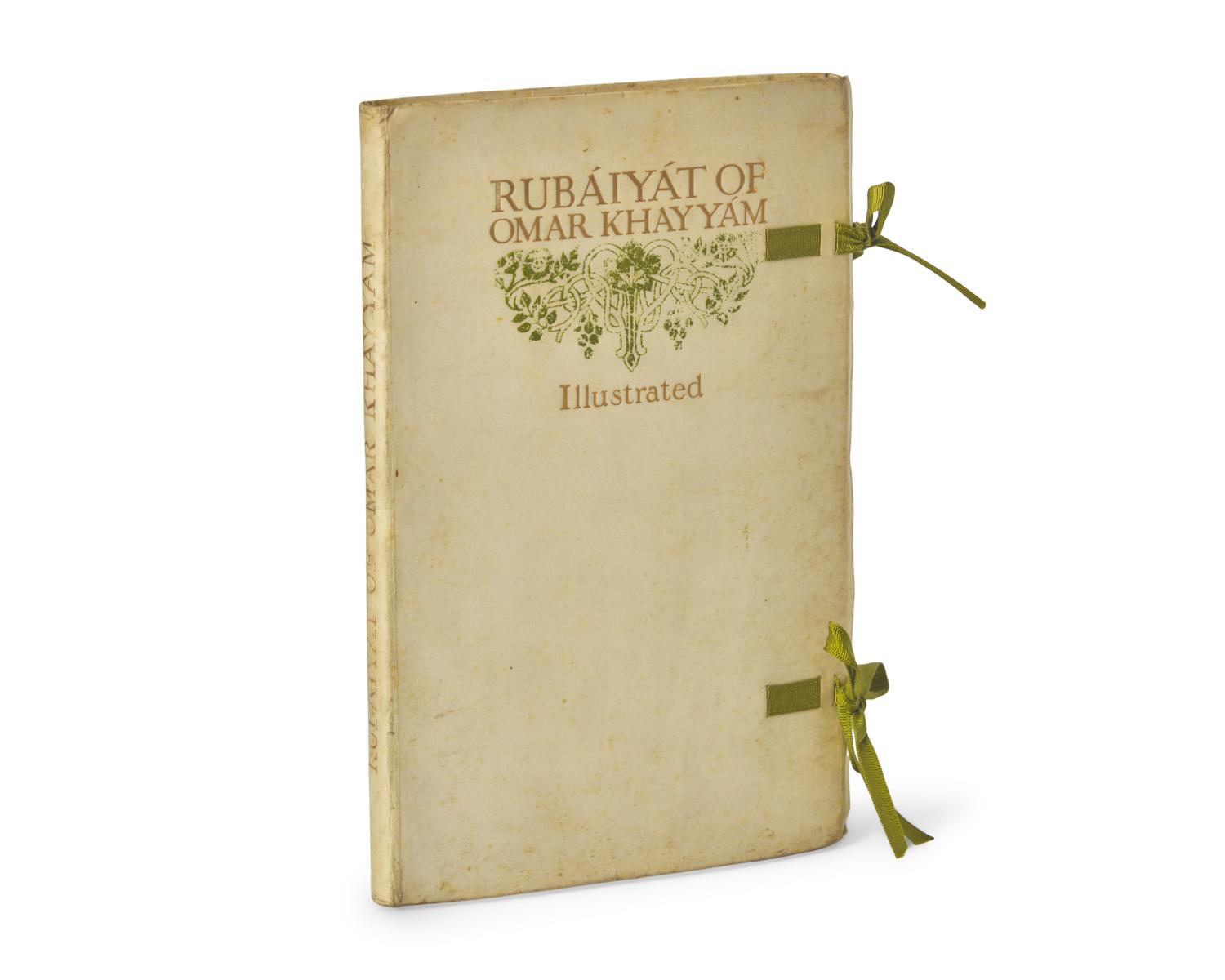 [SWINBURNE, Algernon Charles (1837-1909), his copy]. Rubaiyat of Omar Khayyam rendered into English verse by Edward Fitzgerald . London and New York: John Lane, 1901.