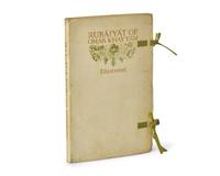 [SWINBURNE, Algernon Charles (1837-1909), his copy]. Rubaiyat of Omar Khayyam rendered into English verse by Edward Fitzgerald . London and New York: John Lane, 1901.