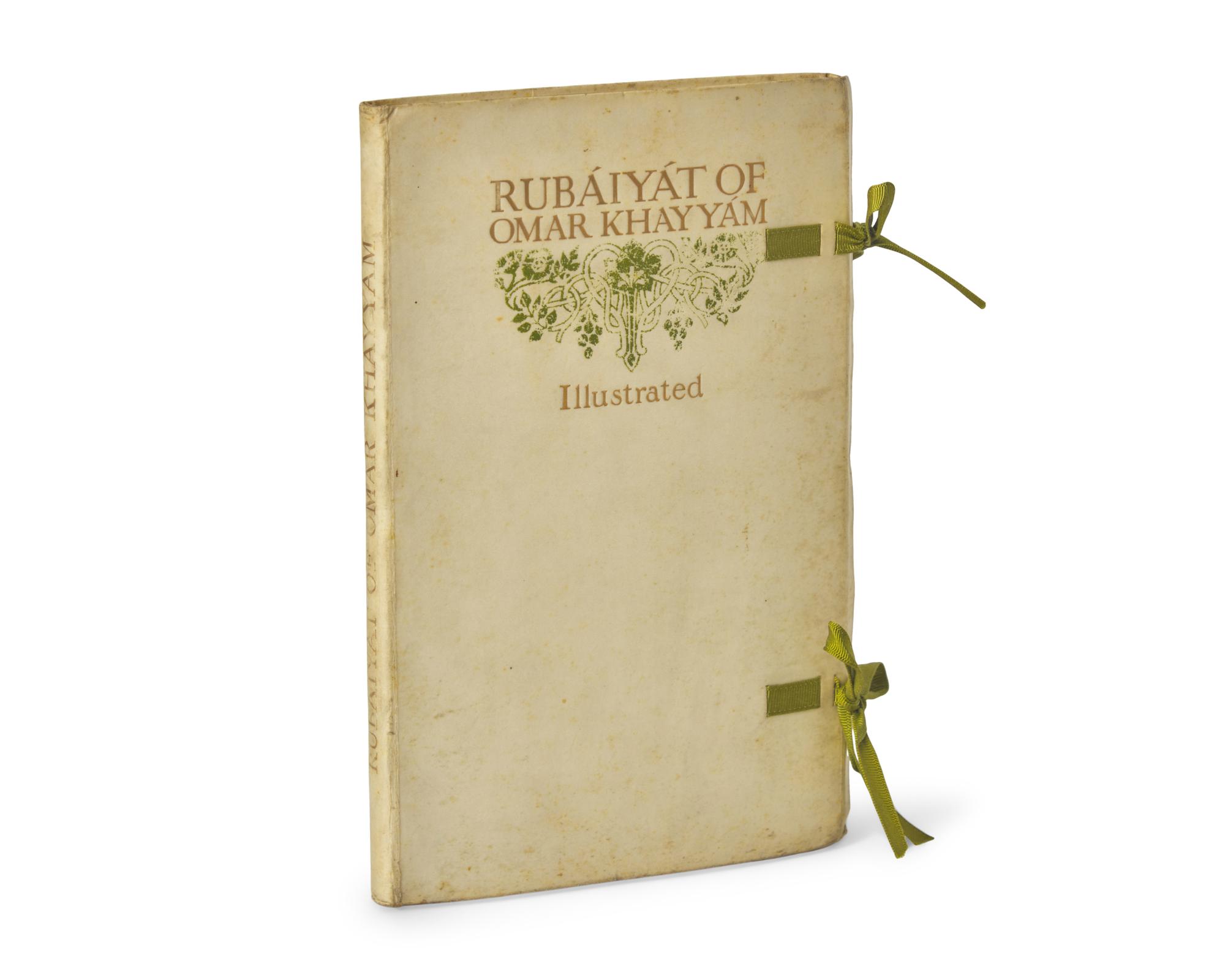 [SWINBURNE, Algernon Charles (1837-1909), his copy]. Rubaiyat of Omar Khayyam rendered into English verse by Edward Fitzgerald . London and New York: John Lane, 1901.