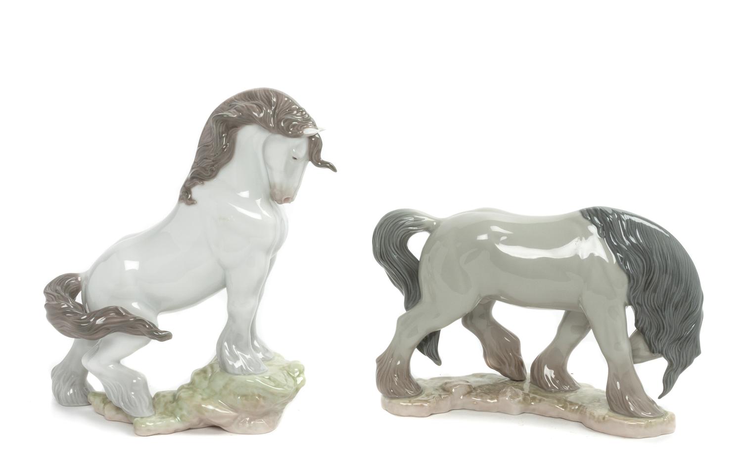 Two Lladro Porcelain Figures Height of taller 7 3/4 inches. — 20TH CENTURY
