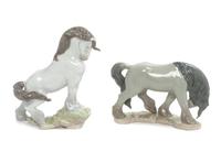 Two Lladro Porcelain Figures Height of taller 7 3/4 inches. — 20TH CENTURY