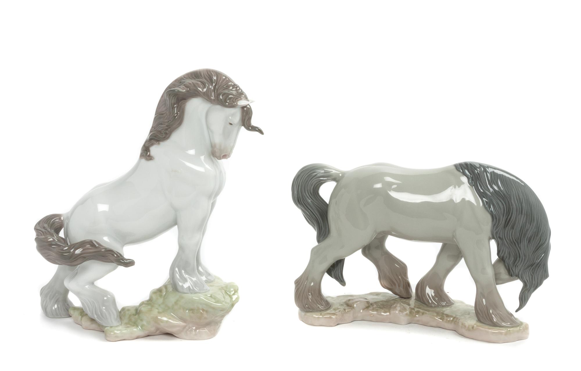 Two Lladro Porcelain Figures Height of taller 7 3/4 inches. — 20TH CENTURY