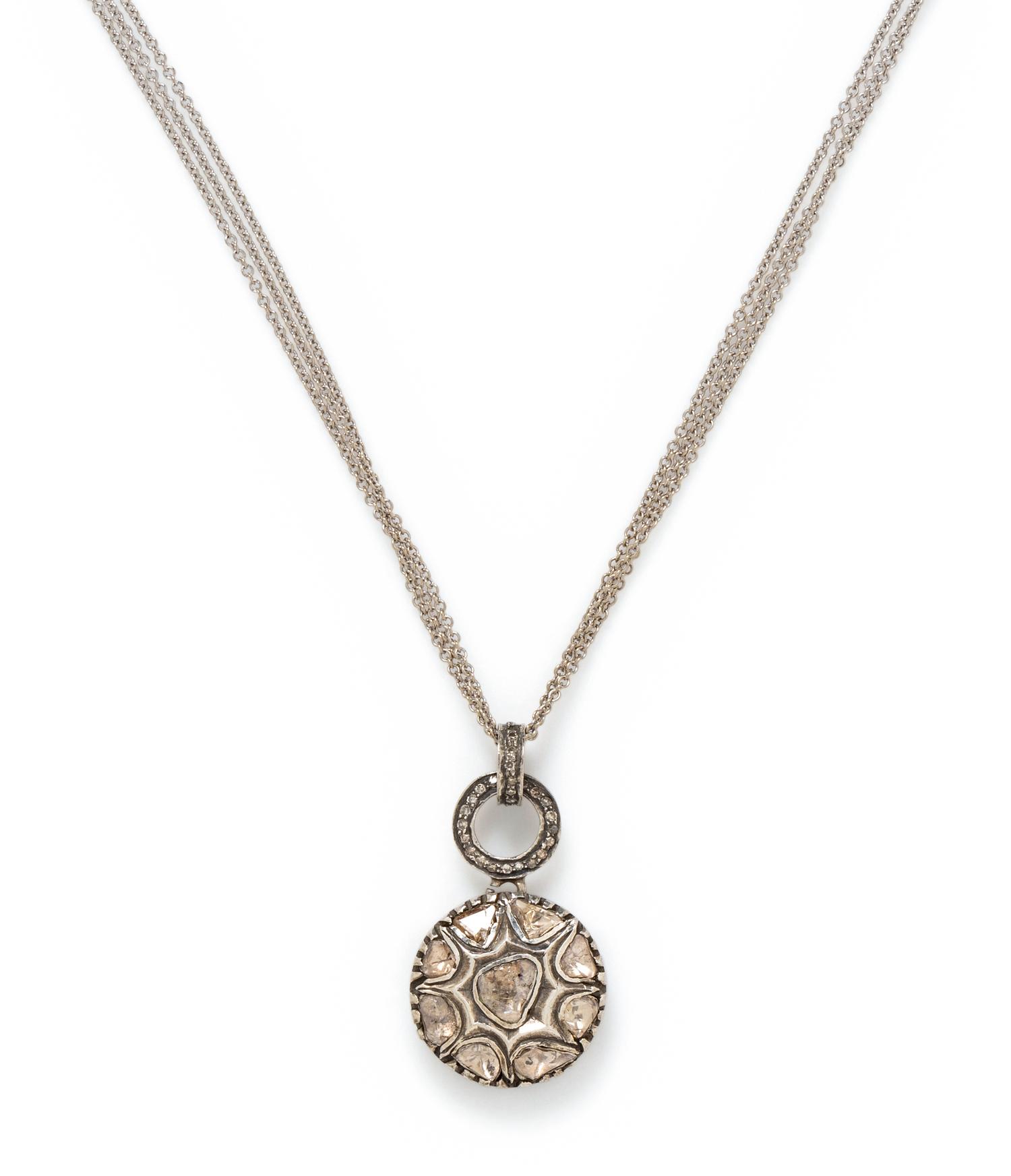 POLKI DIAMOND PENDANT/NECKLACE