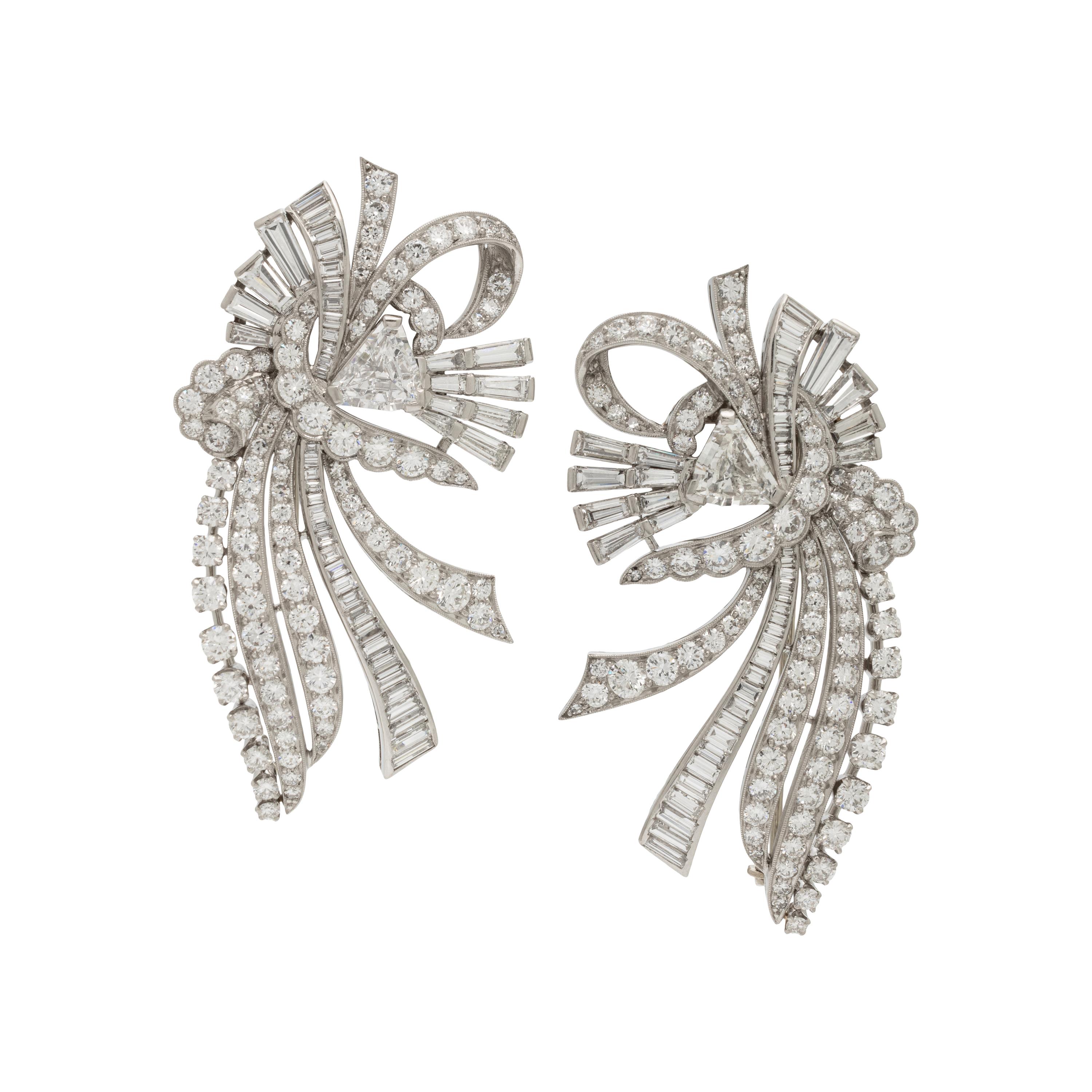 Raymond Yard, Diamond and Platinum Dress Clips
