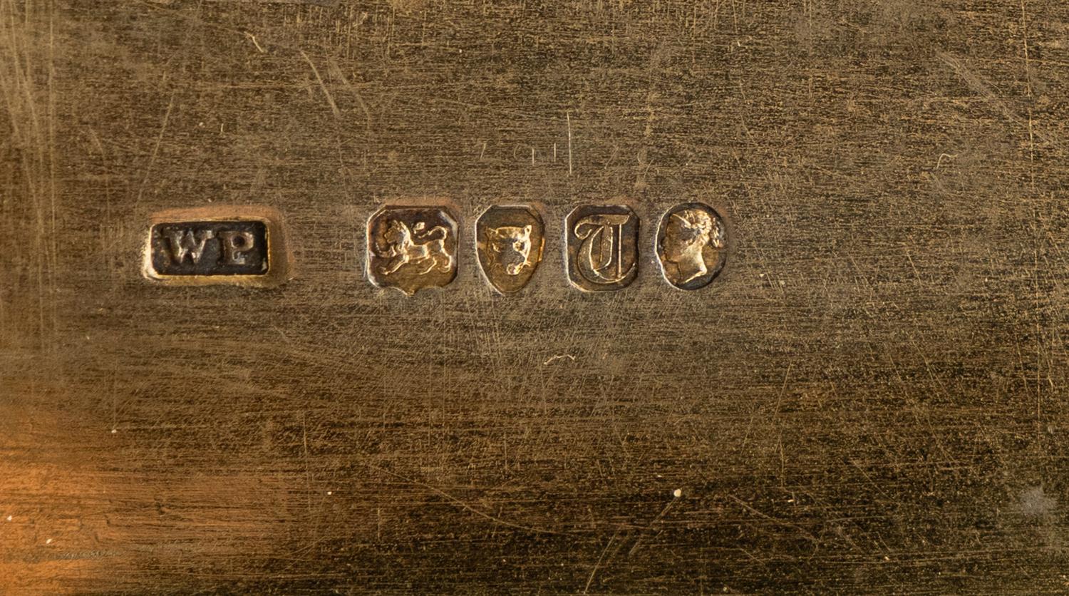 A Victorian Silver and Specimen-Marble Inset Presentation Snuff Box