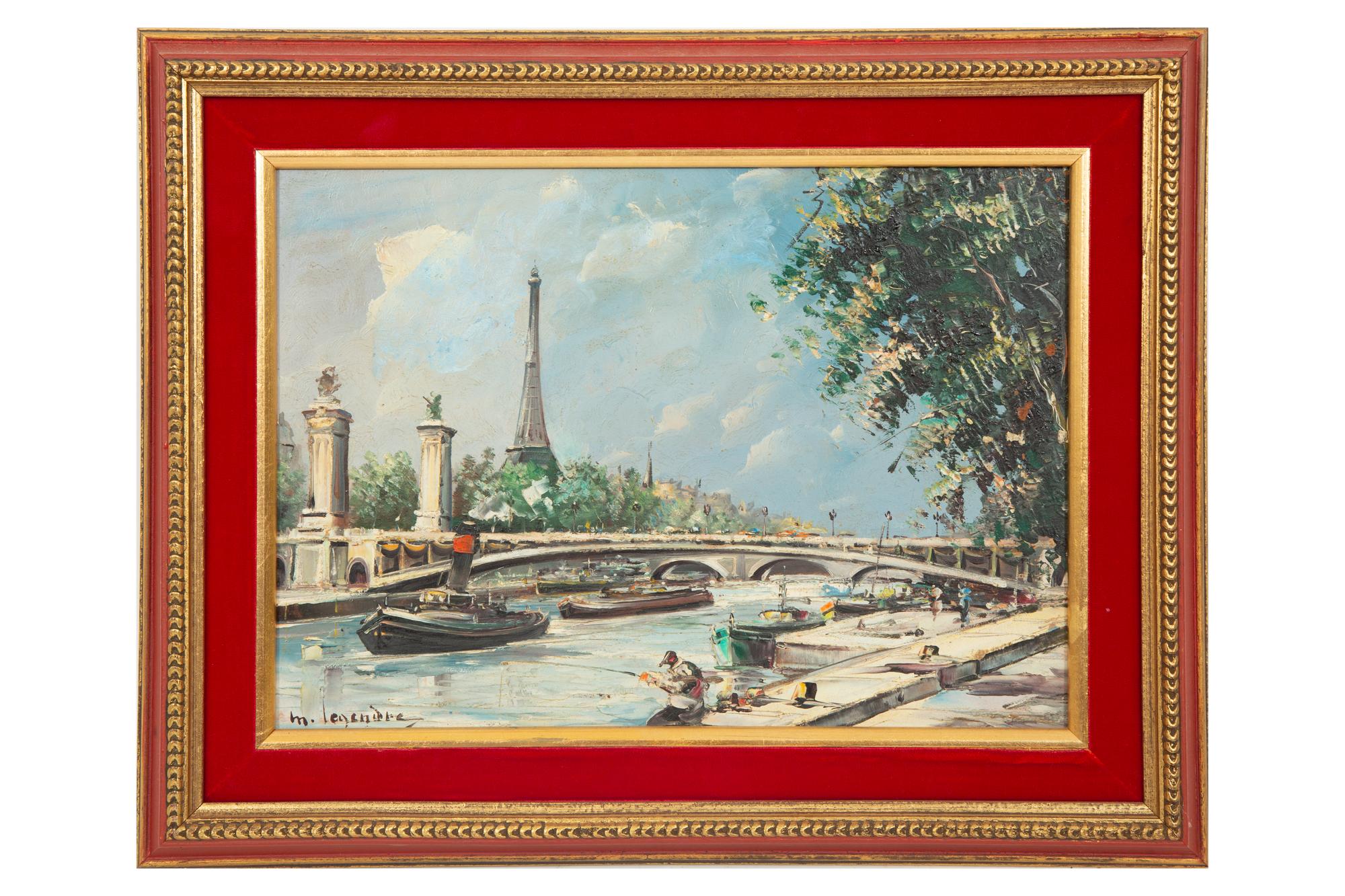 Eighteen Parisian Street Scene Paintings