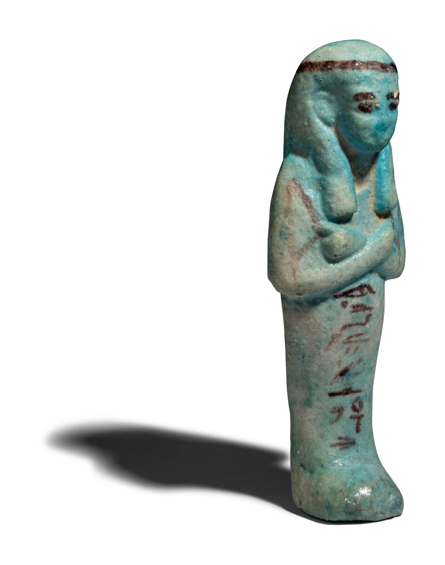 An Egyptian Faience Ushabti