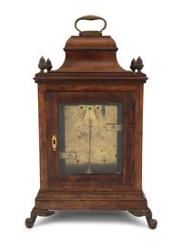 A Regency Gilt Metal Mounted Mahogany Bracket Clock
