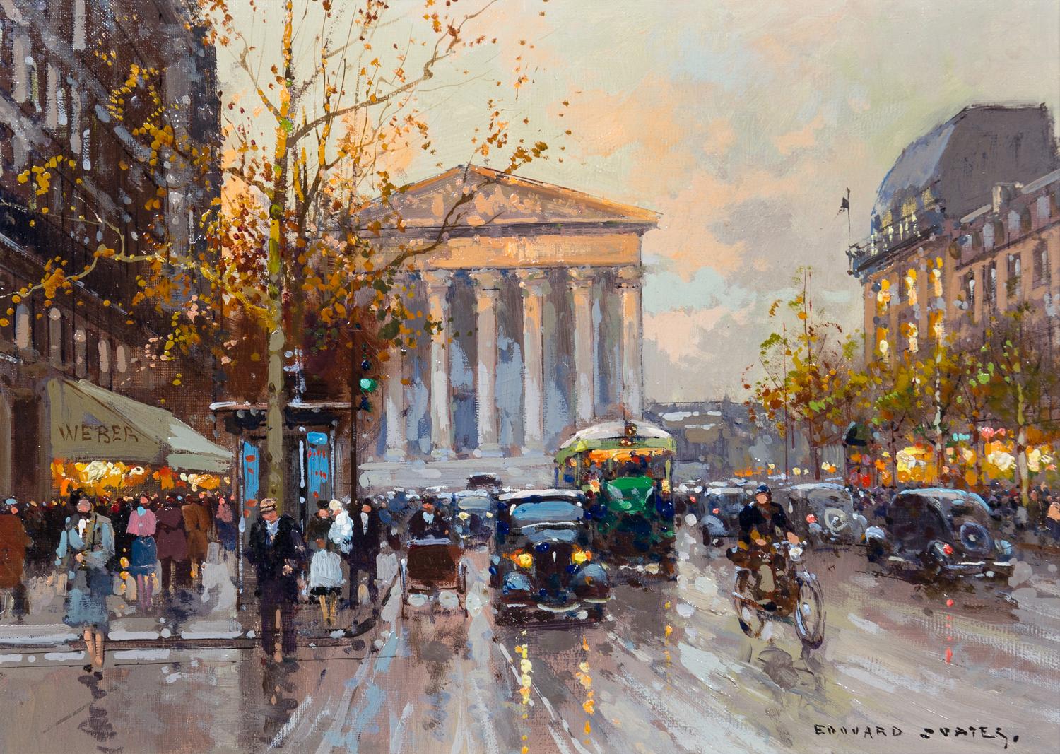 Edouard Leon Cortes, (French, 1882 - 1969), Rue Royale, Madeleine