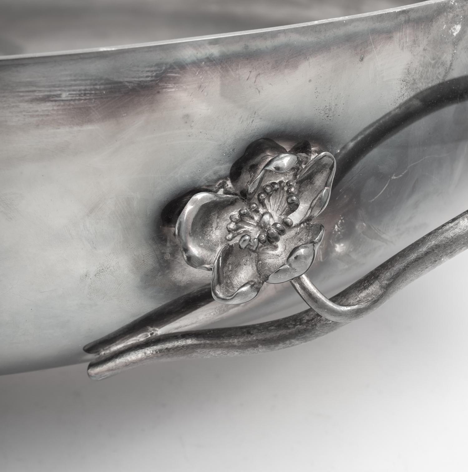 A Large Christofle Silver-Plate Centerpiece Bowl