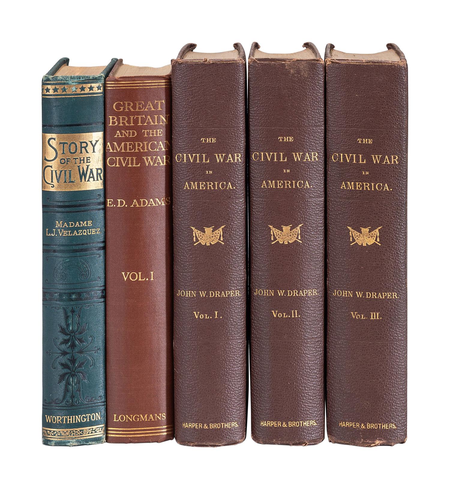 [CIVIL WAR]. General histories of the Civil War in 70+ volumes.
