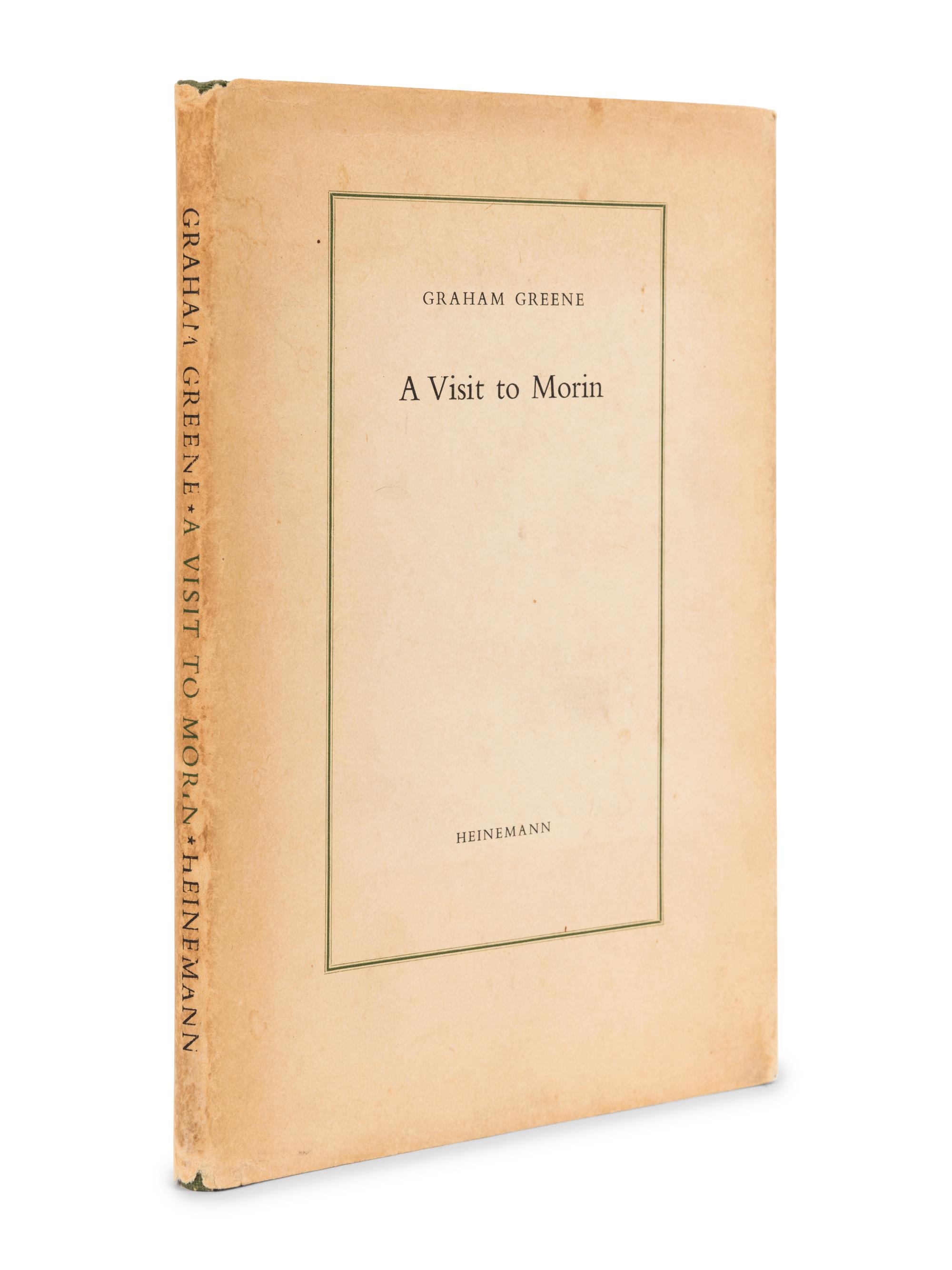 GRAHAM, Greene (1904-1991). A Visit to Morin. London: Heinemann, 1959.