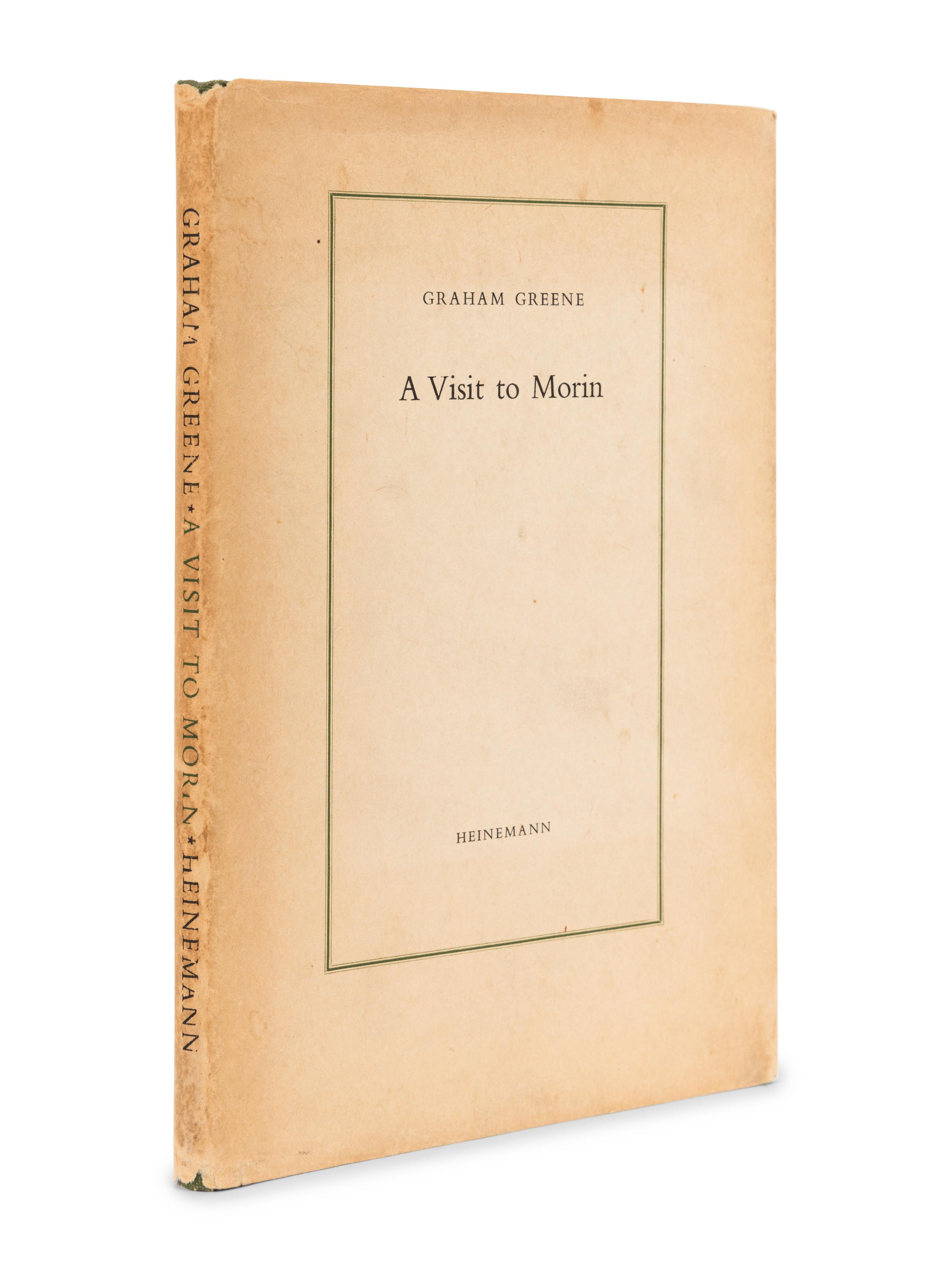 GRAHAM, Greene (1904-1991). A Visit to Morin. London: Heinemann, 1959.