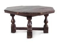 An Italian Carved Walnut Low Table