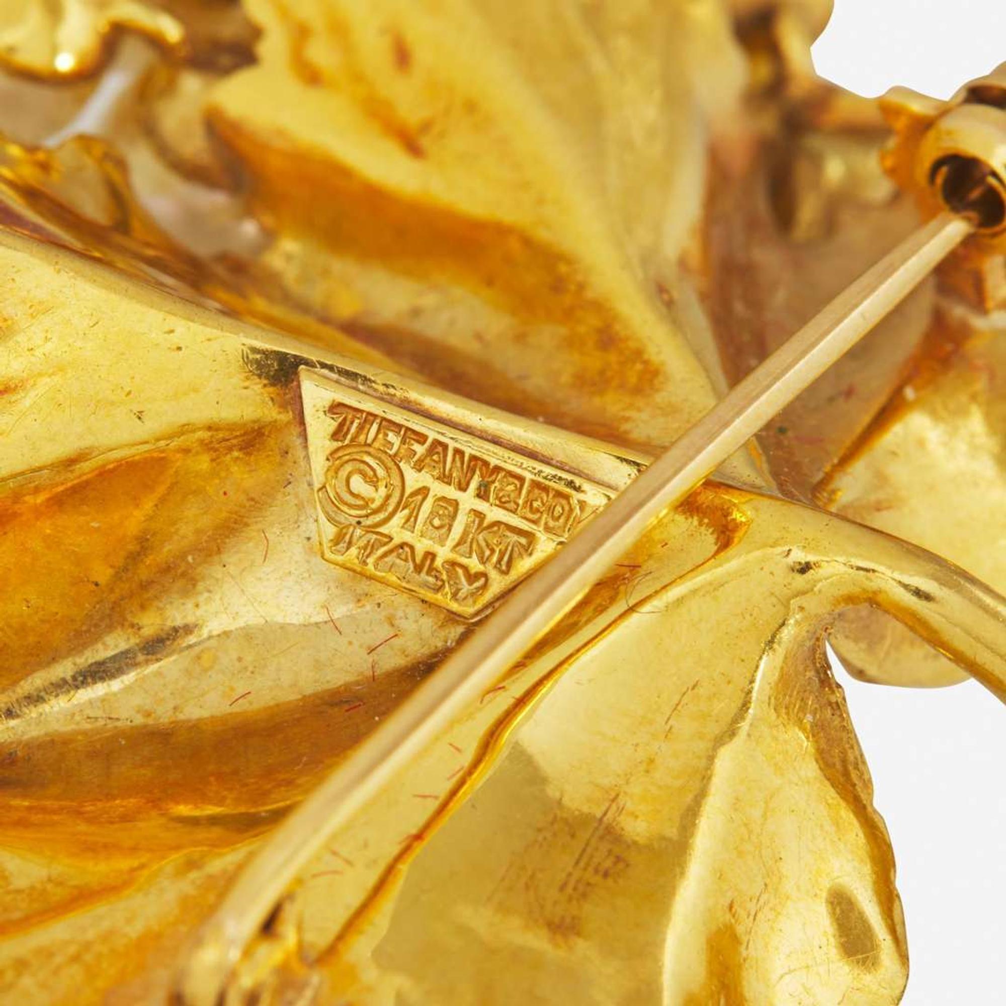 An 18K Yellow Gold Tiffany & Co. Brooch Tiffany & Co.
