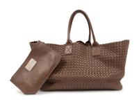 Bottega Veneta Brown Limited Edition Intrecciato Tote Bag, c.2008