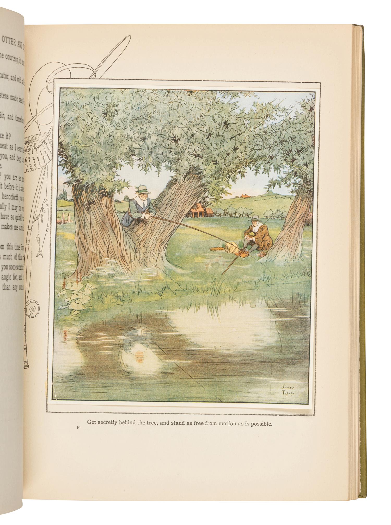[ANGLING]. A group of 7 works about fishing, including: