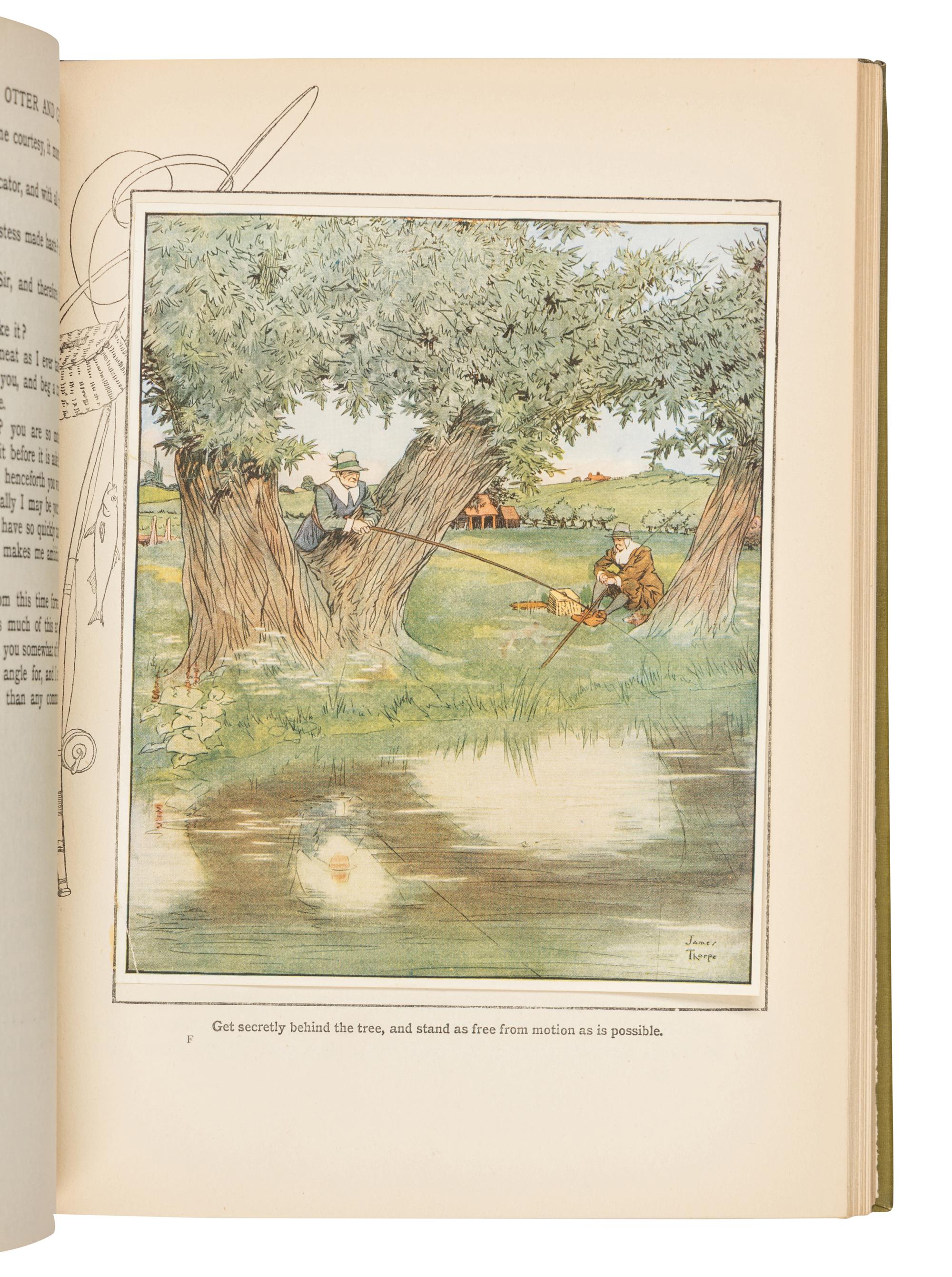 [ANGLING]. A group of 7 works about fishing, including: