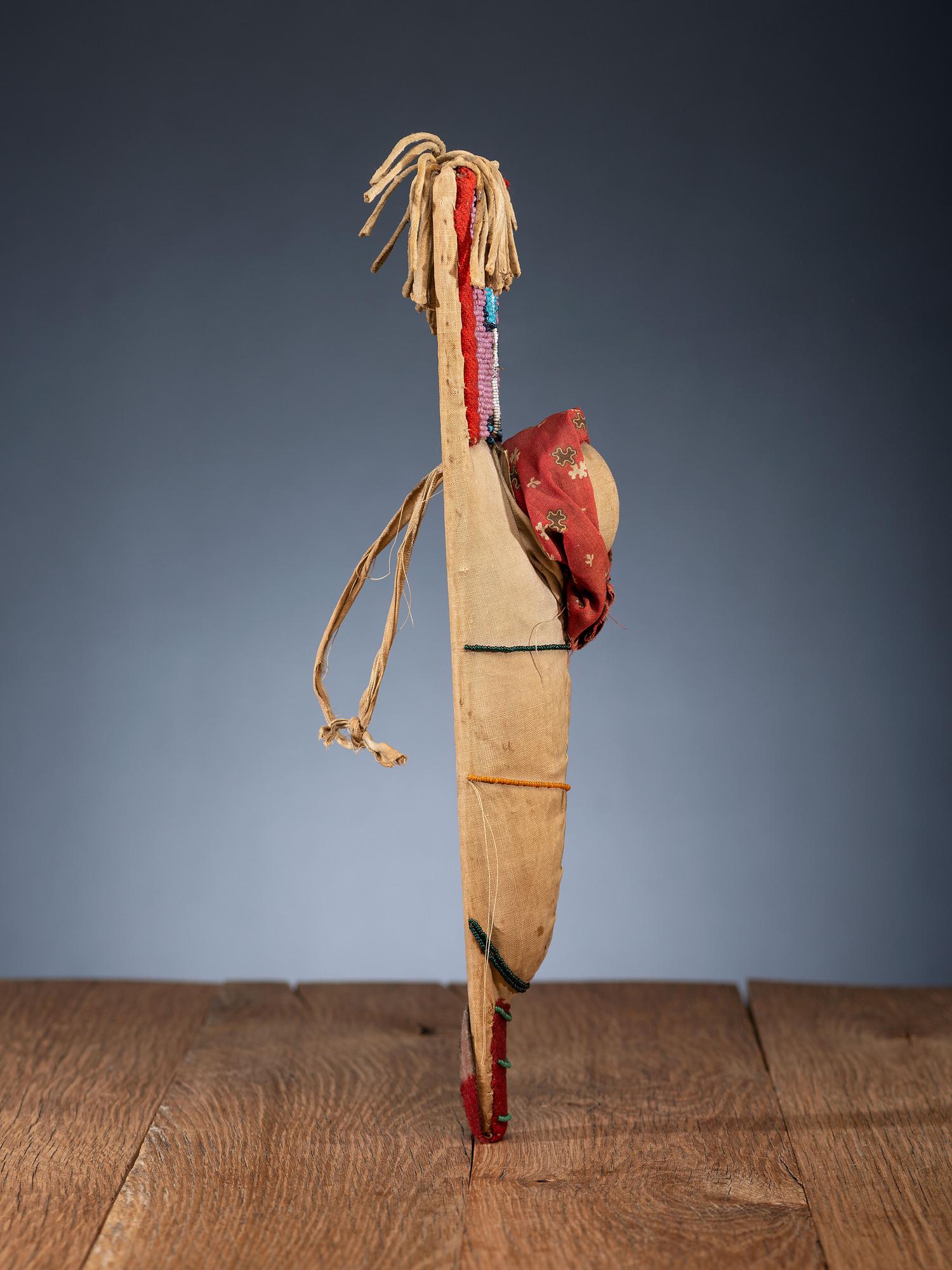 Apsáalooke [Crow] Beaded Toy Cradle